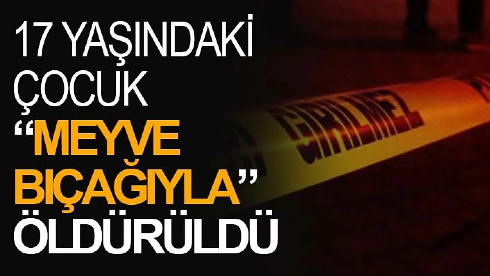 İzmir'deki 'küfürleşme' kavgasında ölen 17, öldüren 16 yaşında