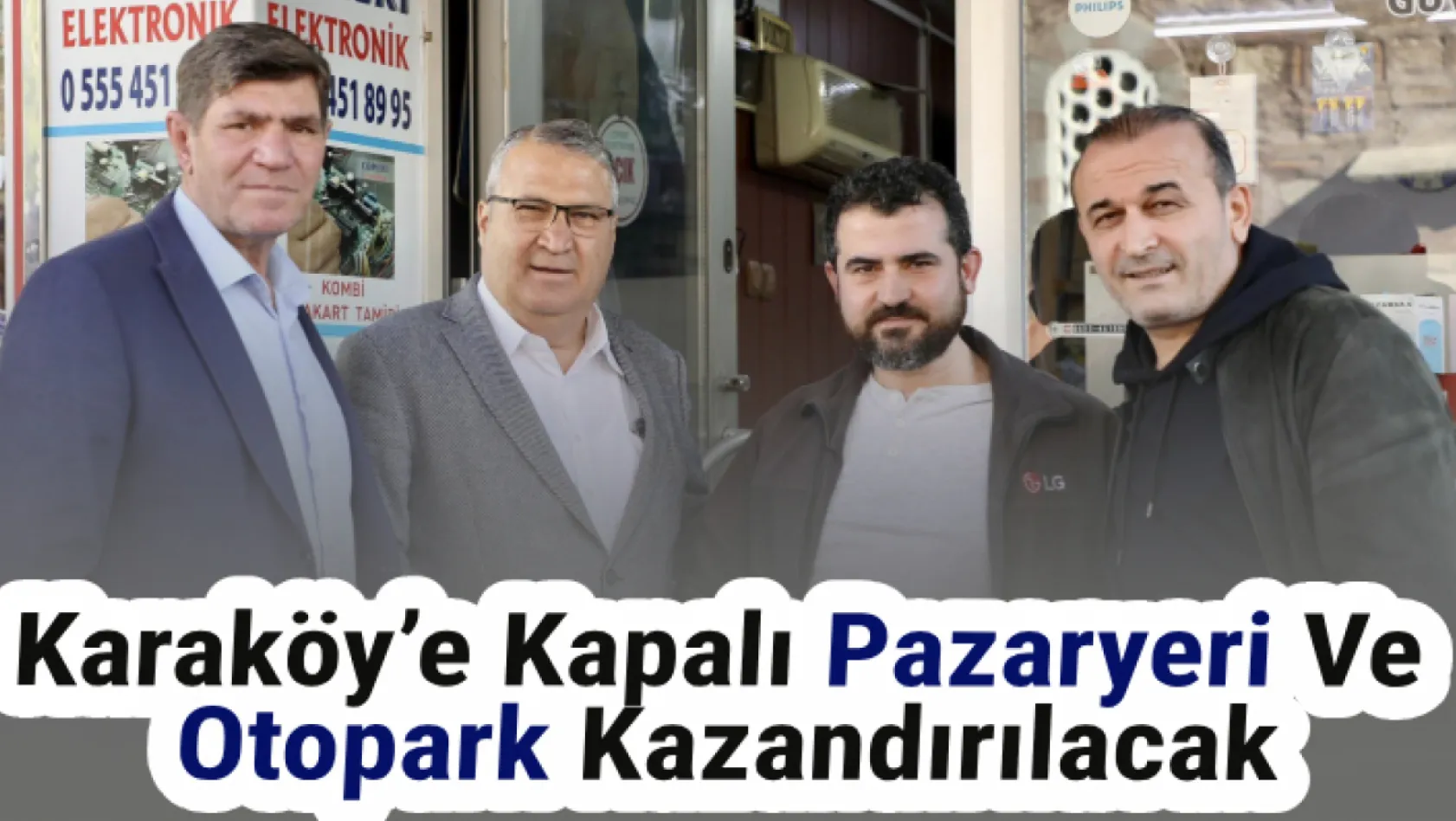 Çerçi Karaköy'de Vatandaşlarla Buluştu