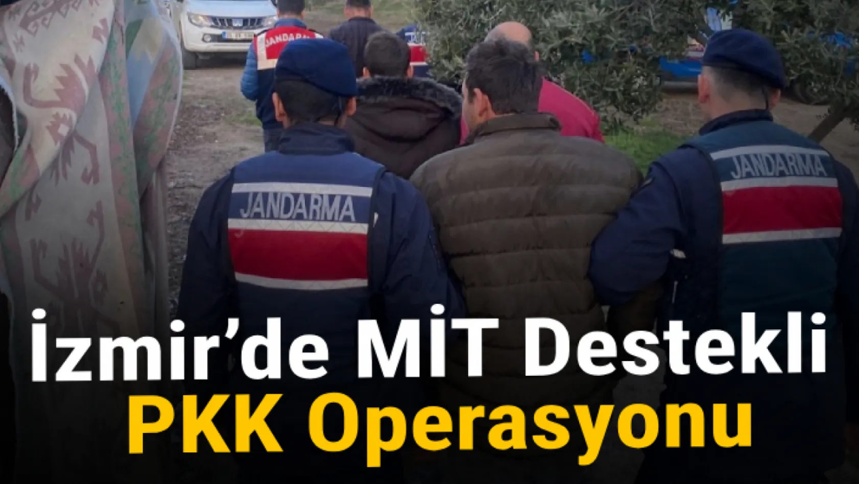 İzmir'de MİT destekli PKK operasyonu:  5 gözaltı
