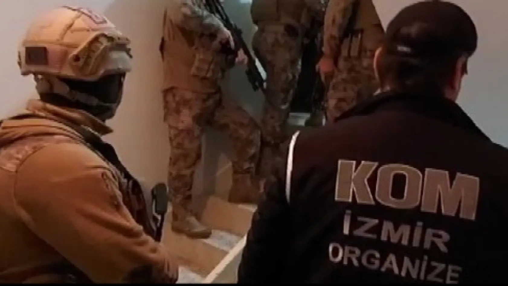 İzmir'de suç örgütü lideri 'Maraz'a ve çetesine operasyon