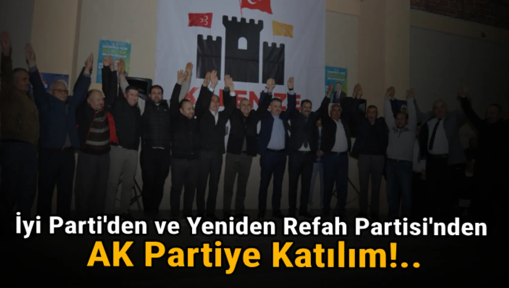 Demirci'de İyi Parti'den ve Yeniden Refah Partisi'nden AK Partiye Katılım!..