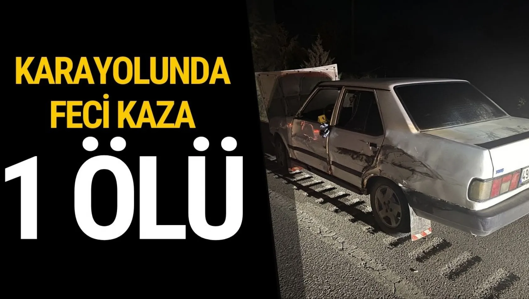 Manisa'da Karayolunda Kaza: Arızalı Otomobile Tır Çarptı... 1 Ölü!