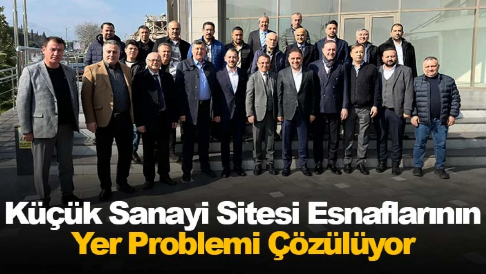 Manisa'da Küçük Sanayi Sitesi Esnaflarının Yer Problemi Çözülüyor