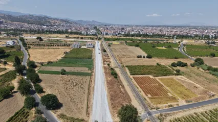 Büyükşehir Salihli'de Yol Çalışmasına Başladı