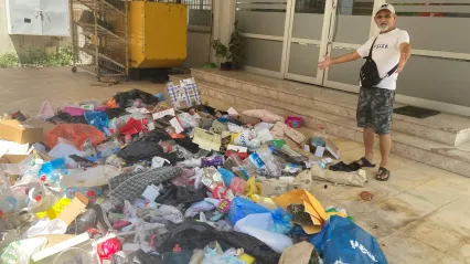 Diyanet bu yaparsa!…. Kirada anlaşamadığı yurt binasını çöplüğe dönüştürüp binayı terk etti..