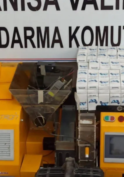 Manisa'da kaçak sigara operasyonu!