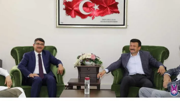 BAŞKAN ÇELİK, AK PARTİ GENEL BAŞKAN YARDIMCISI HAMZA DAĞ'I AĞIRLADI