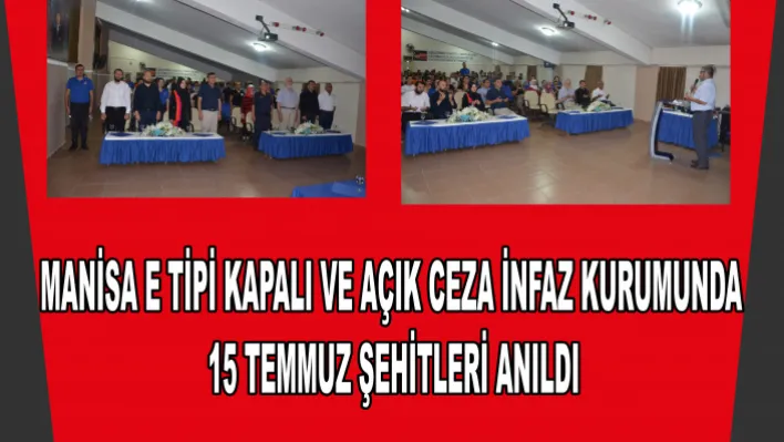 15 TEMMUZ ŞEHİTLERİ ANILDI