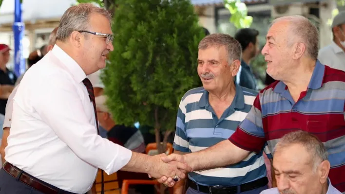 BAŞKAN ÇERÇİ KARAKÖY'DE VATANDAŞLAR İLE BULUŞTU