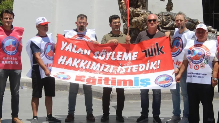 BİRLEŞİK KAMU-İŞ, ENFLASYON VERİLERİNİ PROTESTO ETTİ