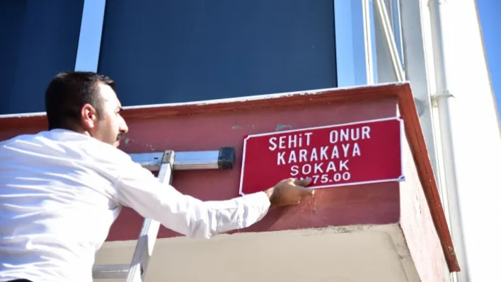 ŞEHİT KARAKAYA'NIN ADI BABA OCAĞINDA YAŞAYACAK