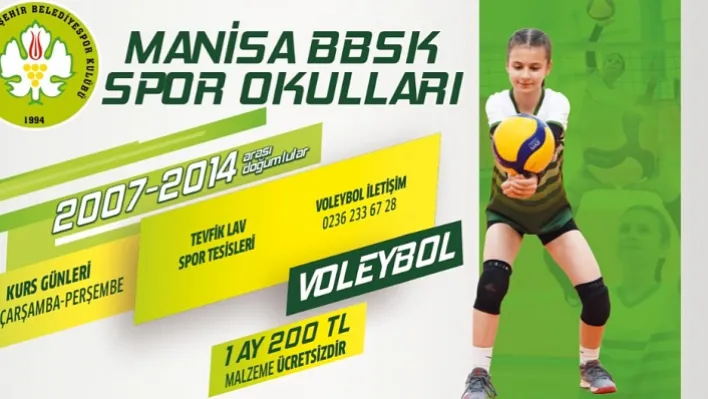 VOLEYBOL SPOR OKULU KAYITLARI DEVAM EDİYOR