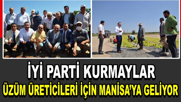 İyi Parti Kurmayları Üzüm Üreticileri İçin Manisa'ya Geliyor