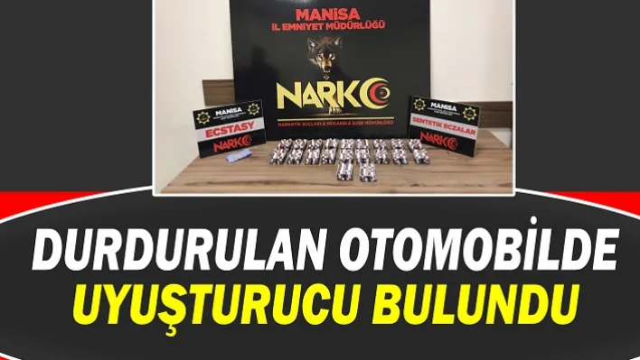 Manisa'da Durdurulan Otomobilde Uyuşturucu Bulundu