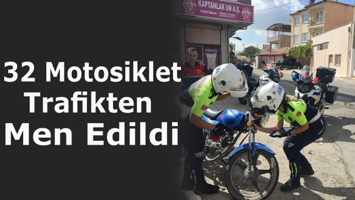 Akhisar'da Motosiklet Denetimi Yapıldı