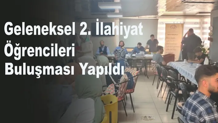 Manisa'da Geleneksel 2. İlahiyat Öğrencileri Buluşması Yapıldı