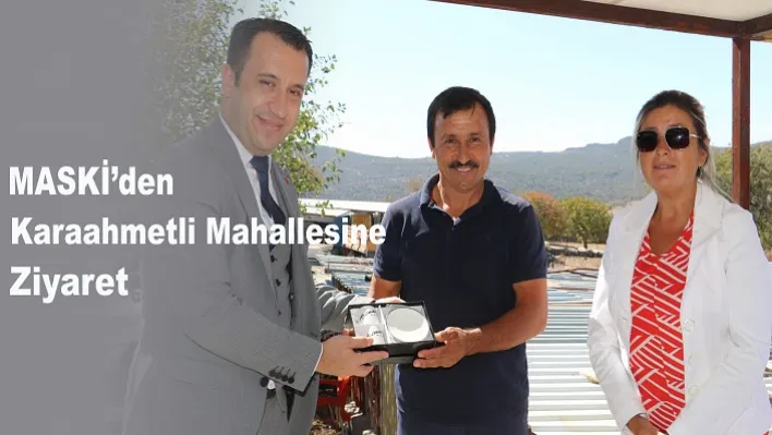 MASKİ'den Karaahmetli Mahallesine Ziyaret