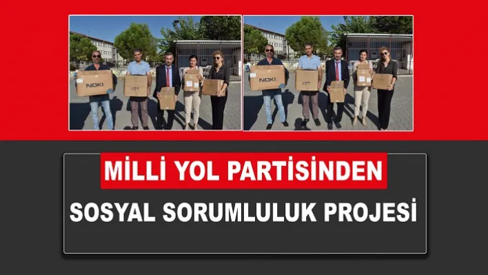 Milli Yol Partisinden Sosyal Sorumluluk Projesi