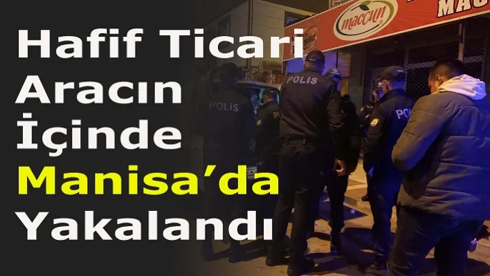 Manisa'da Çalınan Motosiklet Hafif Ticari Aracın Bagajında Bulundu!