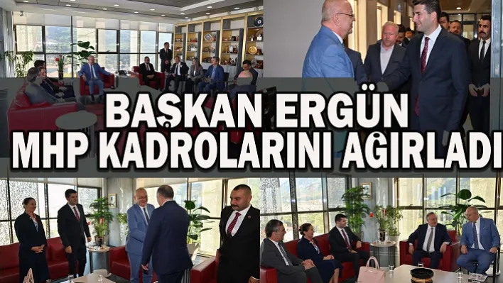 Başkan Ergün MHP Kadrolarını Ağırladı