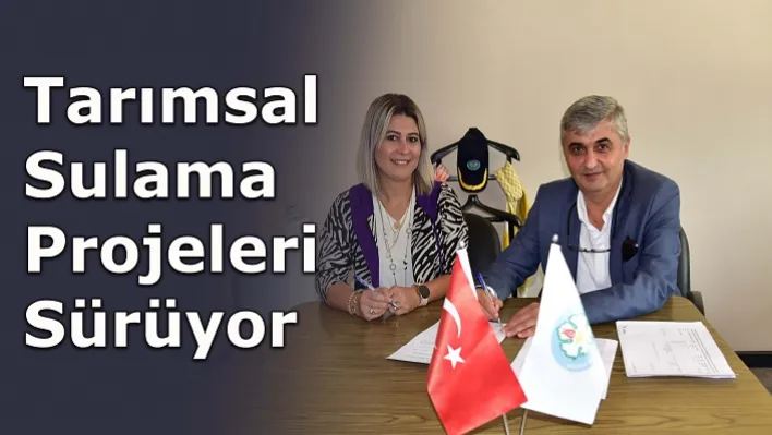 Büyükşehir, Tarımsal Sulama Projelerini Sürdürüyor