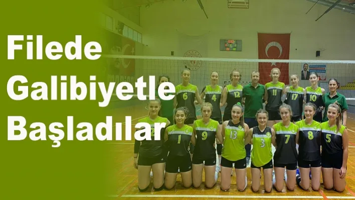 Filede Galibiyetle Başladılar