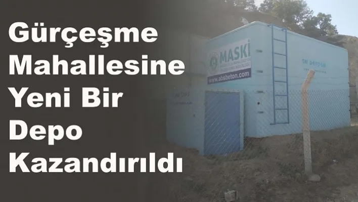 Gürçeşme Mahallesine Yeni Bir Depo Kazandırıldı