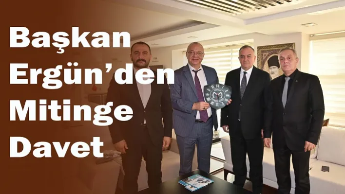 MHP'den Başkan Ergün'e Ziyaret