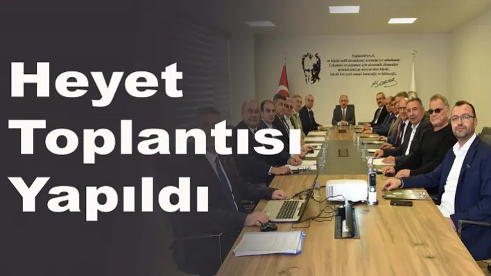 Salihli OSB Müteşebbis Heyet Toplantısı Yapıldı