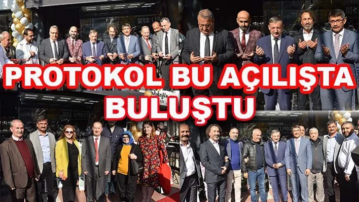 Protokol Bu Açılışta Buluştu