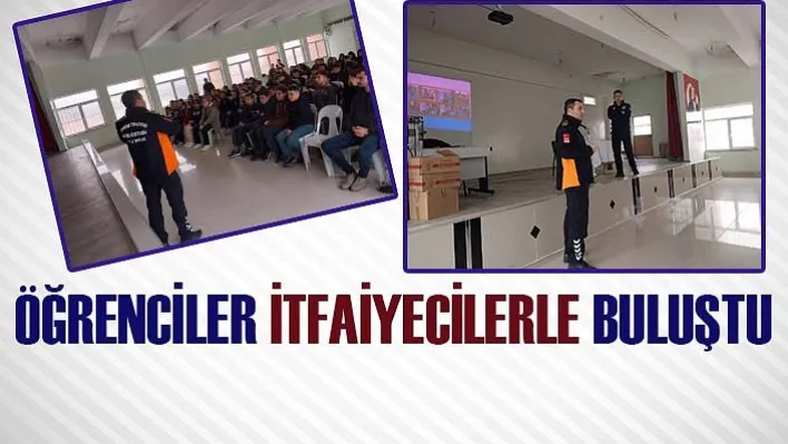 Öğrenciler İtfaiyecilerle Buluştu