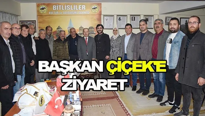 Manisa Hemşehri Kültürleri Dayanışma Derneğinden Başkan Çiçek'e ziyaret