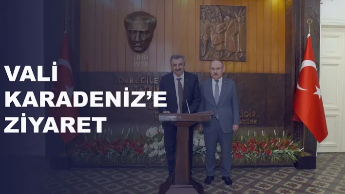 Sanayi ve Teknoloji Bakan Yardımcısı Hasan Büyükdede, Vali Karadeniz'i Ziyaret Etti