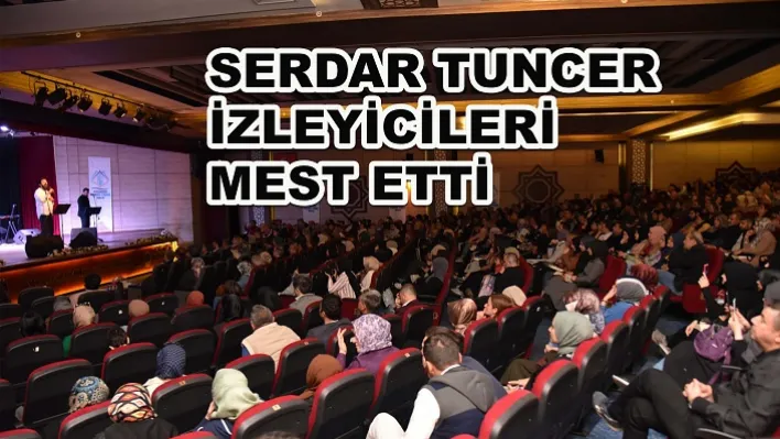 Serdar Tuncer, manisalı izleyicisiyle buluştu