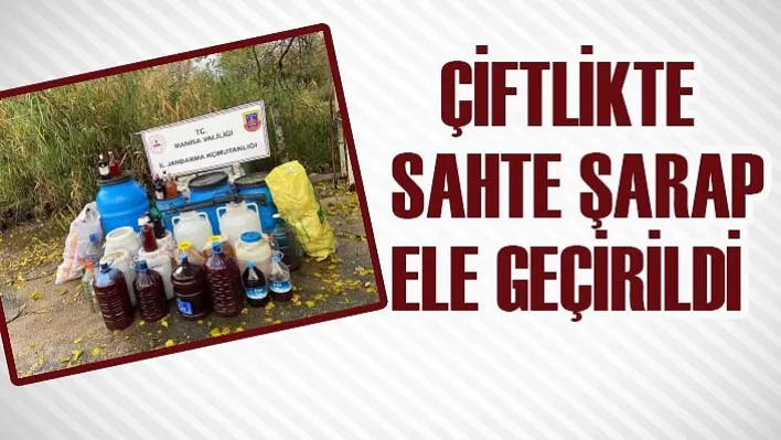 Çiftlikte Sahte Şarap Ele Geçirildi