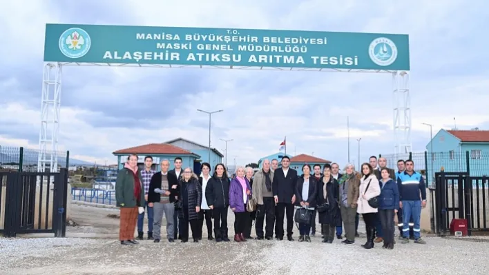 Alaşehir Atıksu Arıtma Tesisi GEMA Vakfını Konuk Etti