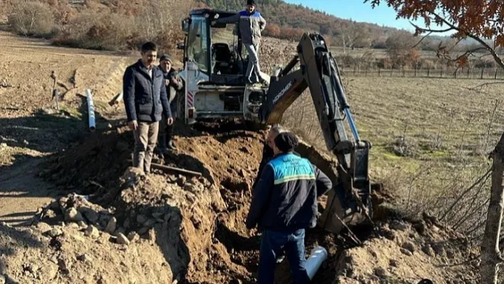 Demirci Söğütçük'te 650 Dekar Arazi Sulamaya Açılıyor