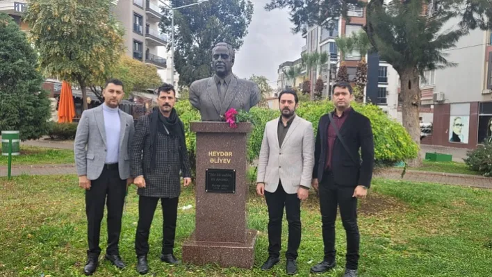 Manisa Azerbaycan Kültür ve Dayanışma Derneği Haydar Aliyev'i andı