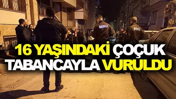 Manisa'da 16 Yaşındaki Çocuk Tabancayla Vuruldu