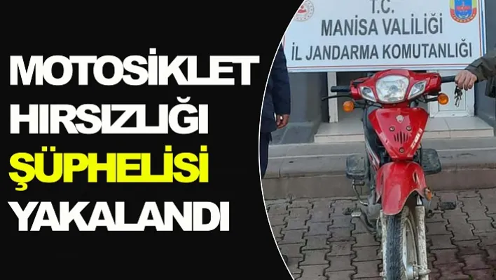 Manisa'da motosiklet hırsızlığı şüphelisi yakalandı