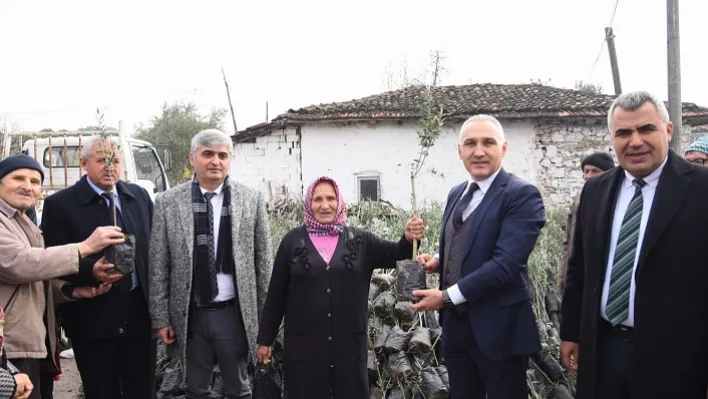 Tarım Arazisi Yanan Üreticilere Fidan Desteği