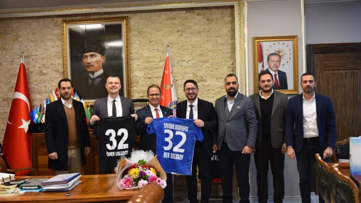 YUNUSEMRE BELEDİYESPOR'DAN USLUSOY'A ZİYARET