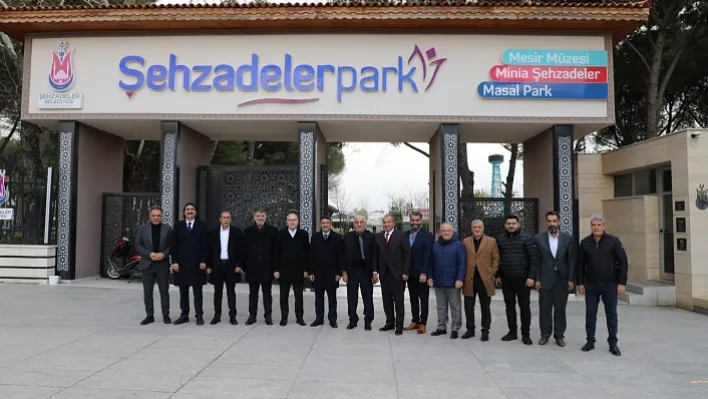 AĞRILI BAŞKANLAR ŞEHZADELERPARK'I ÇOK BEĞENDİ