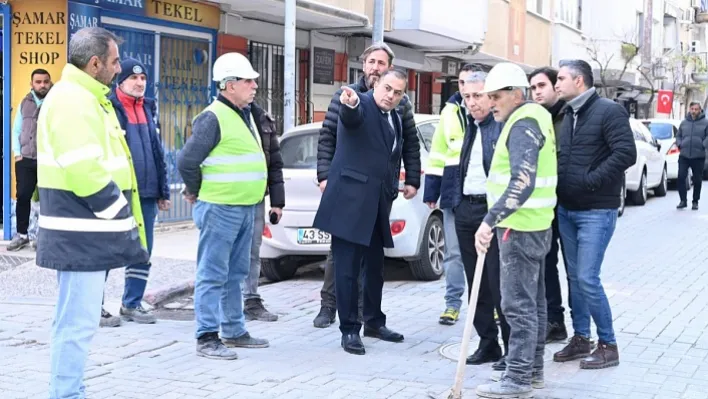 Erler ve Alçıtepe Caddelerindeki Çalışmalarda Son Durum