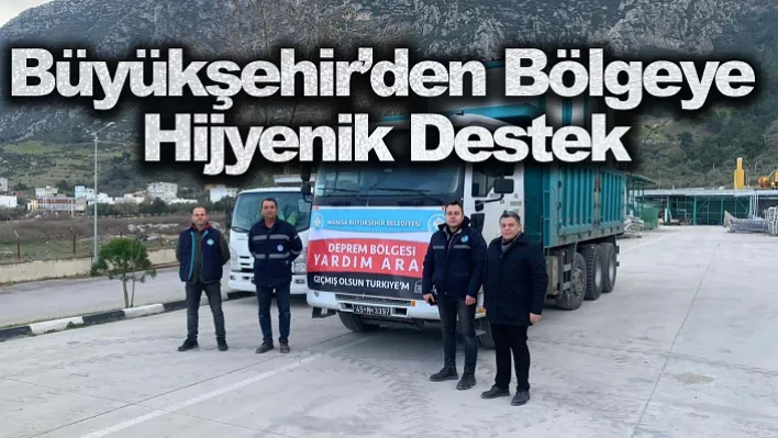 Büyükşehir'den Bölgeye Hijyenik Destek