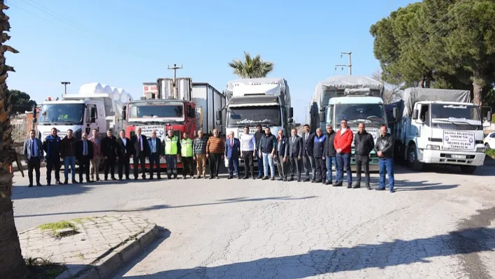 İlçe Belediyesi'nin Yardım Tırları Hatay'a Uğurlandı