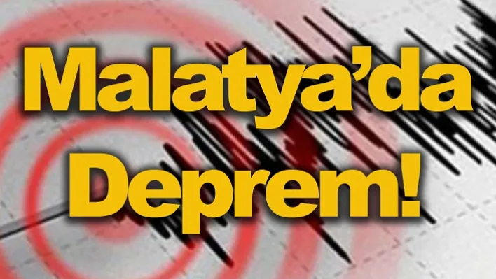 Malatya'da 4,4 Büyüklüğünde Deprem!