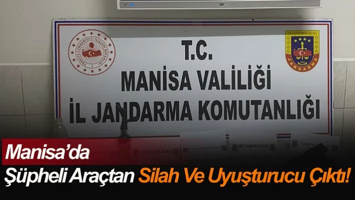 Manisa'da Şüpheli Araçtan Silah Ve Uyuşturucu Çıktı!