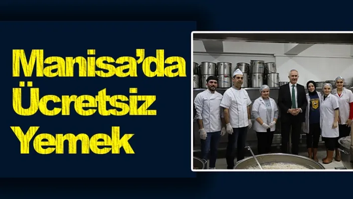 Manisa'da ücretsiz yemek 