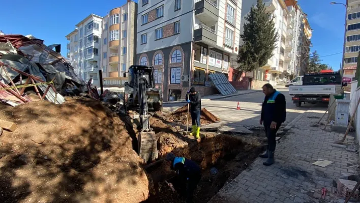 &nbspPazarcık'ta Altyapı Çalışmaları Devam Ediyor